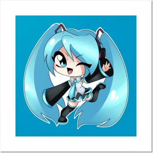 Chibi miku Posters and Art